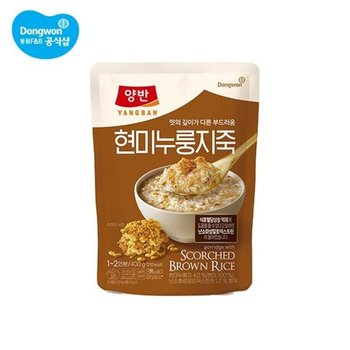 양반 현미누룽지죽 400g