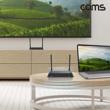 Coms HDMI 무선 송수신기 MAX 200m 리피터 인테리어조명 정원등 케이블 젠더