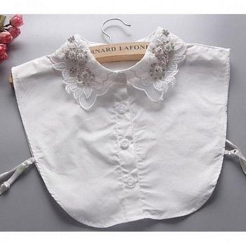 패션아이템 레이스 큐빅장식 페이크넥카라 (49QuP)