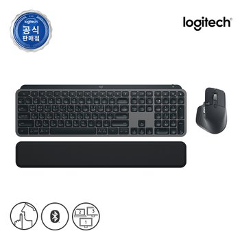 로지텍코리아 MX KEYS S COMBO 무선 키보드 마우스 세트
