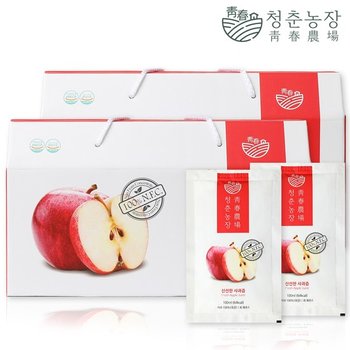 신선한 사과즙 2박스 총 30포