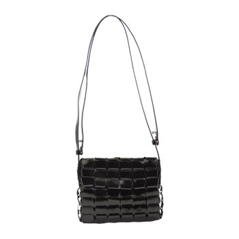 [해외배송] 드래곤디퓨전 링크 포셰트 위빙 가죽 백 8962P PATENT BLACK