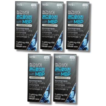 [영양친구] 대원헬스 철갑상어 콘드로이친 with MBP 90정 5박스 (S51874078)