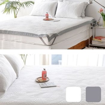 고품질 비죤 냉감 밴딩 침대패드 K 2컬러 대구공장침대패드 공장...