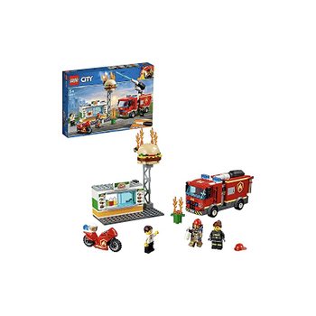 [해외] 레고(LEGO) 시티 햄버거 가게 화재 60214 블록 장난감 남자아이 자동차