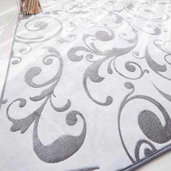 메르시데코 아이비패턴 극세사 러그 카페트 그레이150X200
