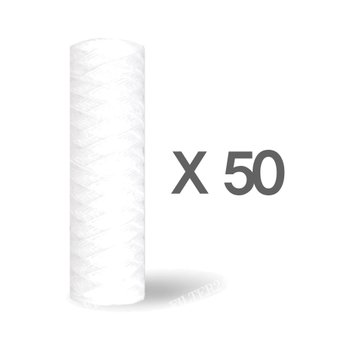 와운드실필터 하우징용 침전필터 250mm 1-100마이크론 50개 1BOX [갯벌/기름등 점성액체용]