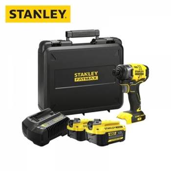 스탠리 139LPC81 20V MAX 충전 임팩트 드라이버 세트(4.0Ah 2팩) SBI820M2K-KR