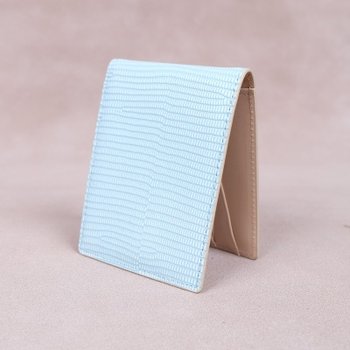 이니셜무료이태리 리자드 투톤 머니클립 (민트)