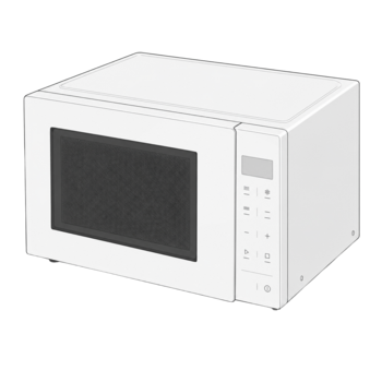 LG전자 MW23WD 전자레인지 23L 화이트 스마트 인버터