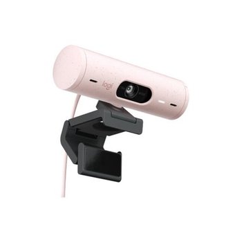 로지텍코리아 BRIO 500 FULL HD 화상 웹캠 컴퓨터 카메라 (정품) (로즈핑크)