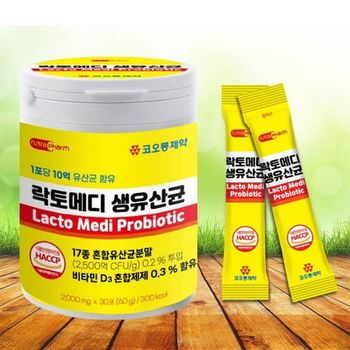 코오롱제약 뉴트라팜 락토메디 생유산균 2000mg x30포_P391215935