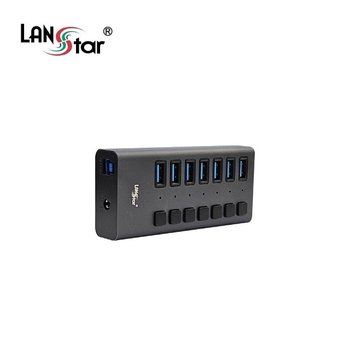 USB3.0 7포트 고속 허브 유전원 서지보호 LS-UH307 (WFFRVL5)