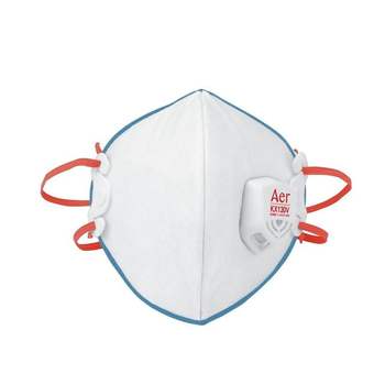 아에르 안면부 여과식 보형물 방진마스크 KX130V (특급-활성탄) 10개