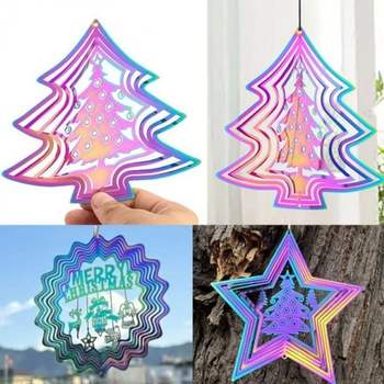 크리스마스 DGP842Q8 스타 드림캐쳐 하와이안 입체 소품 회전