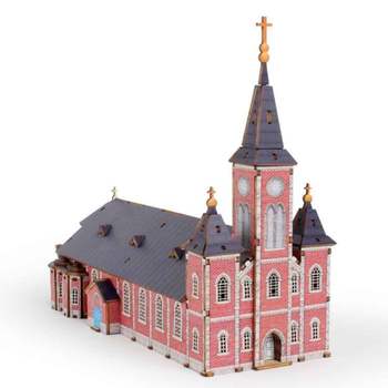 조립DIY 조립건축 감곡매괴 성모순례지 성당 건축만들기 건축조립 나무조립키트