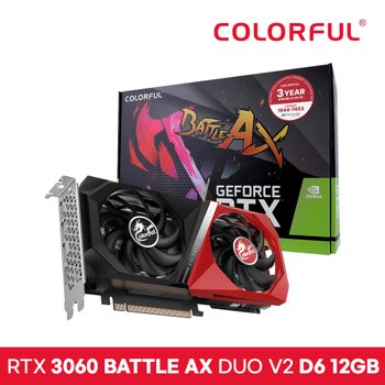 [공식수입사] COLORFUL 지포스 RTX 3060 BATTLE AX DUO V2 D6 12GB 도우정보