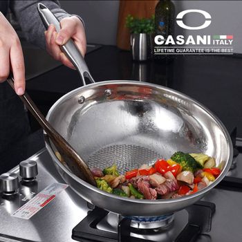 까사니 쿠치나 IH 스텐 웍팬 28cm 후라이팬 프라이팬 궁중팬 주방용품 조리도구