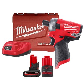 밀워키 M12 FQID-5252C/0 임팩드라이버 2.5A 5A 2개셋