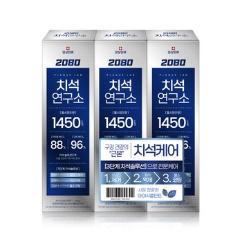 2080 치석연구소 아이시쿨민트120gx3입