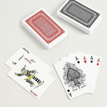 포커 카드 2개입 케이스포함 카지노 마술 바둑이 놀이 (WFHRWUO)