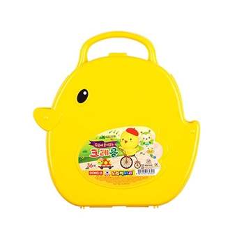 동아 IT93AT21 노랑병아리 손에묻지않는크레용 크레파스 36색