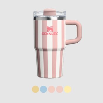 [해외] 스탠리 퀜처 H2.0 플로우스테이트 빨대 손잡이 텀블러 오아시스 컬렉션 20온스 591ml