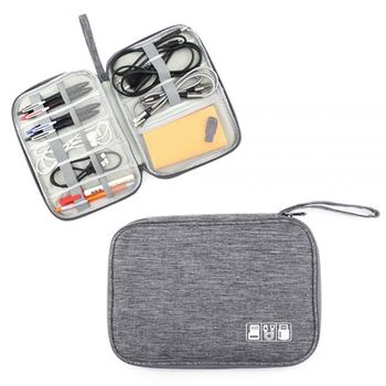 여행용 전자기기 파우치 가방 보조배터리 충전기 USB 스마트폰 노트북 태블릿 외장하드 케이블