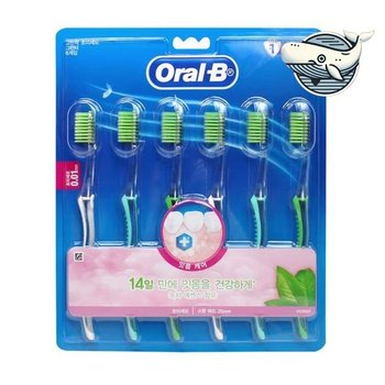 초미세모 그린티 칫솔 6개 효과 입소문 난 오랄비 치솔 녹차