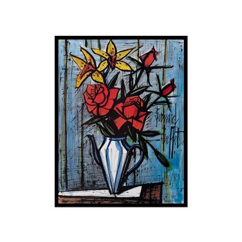 액자 Roses and Orchids/ 베르나르 뷔페