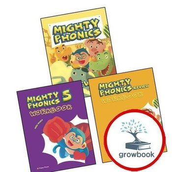 Mighty Phonics 5 More Vowels Workbook + Review + Student Book (전3권) 세트