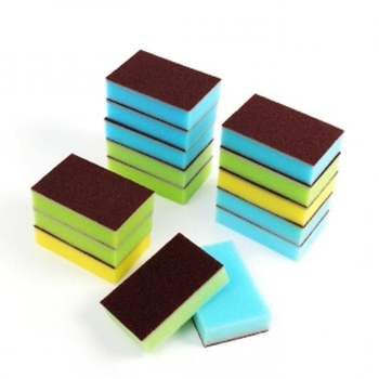 금강사 524XXV53 리버시블 사포 수세미 15p 세트 탄 냄비 식당