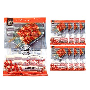 쿠즈락 떡꼬치I 1.3kg /소떡소떡/냉동 한박스 (1.3kg x 8ea)