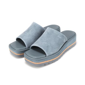 [본사운영] THE FLAT 양가죽 트렌드 플랫폼 여성 뮬 4cm_BBJ391