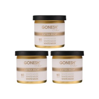 [해외] GONESH 가네쉬 젤 에어 프레쉬너 화이트머스크 100g x 3개 방치형 방향제