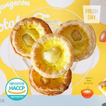 [농협] 겉바속꾸 강원 알감자 에그 타르트 12개*4세트 (48개/선물용)