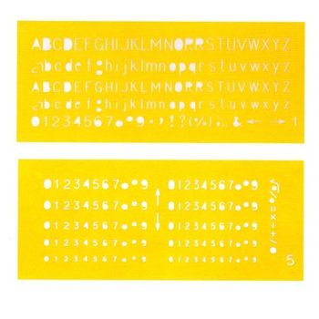 코링 GWRQGUEH 템플렛 K-11700 영문6매조세트 135x57mm