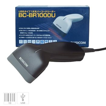[해외] 비지콤 절전 바코드 리더 BC-BR1000U USB Type-A 블랙