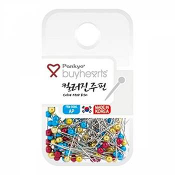 TBZ RS18GC96 바이하츠 컬러진주핀(130개입)