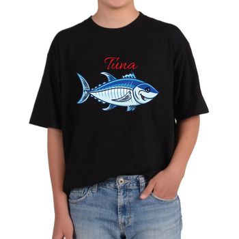 반팔티 오버핏반팔티 참치 TUNA 참다랑어 참치까나페 내돈내산 전사이즈