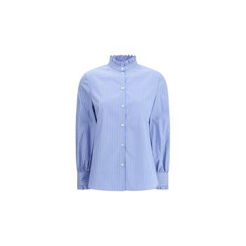 해외 AW25 발렌티노 여성 스트라이프 셔츠 7B3AB7R89MK_7BT