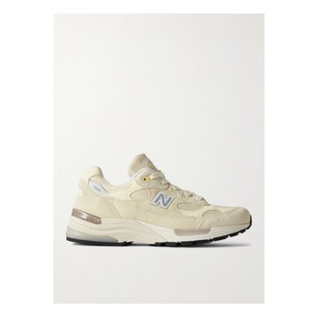 [해외] 뉴발란스 992 가죽 메시 스웨이드 스니커즈 옐로 1647597358678039