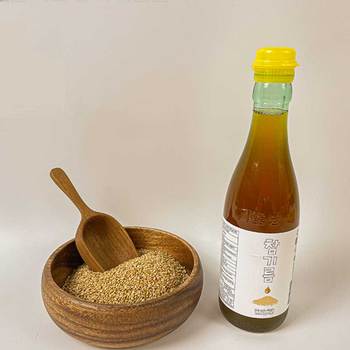 [청송농부]국산 참기름 300ml/저온압착/첨가물제로(선물포장)