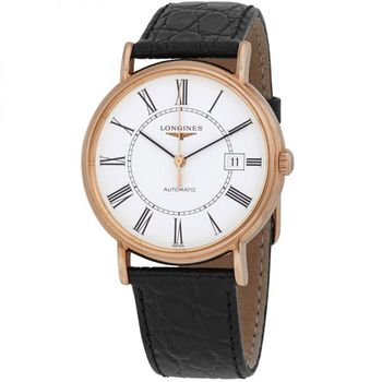 [해외] Longines 롱진스 프레즌스 오토매틱 화이트 다이얼 남성 시계 8001535