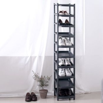 데코즈인  신발정리대 10단(블랙)[34460430]