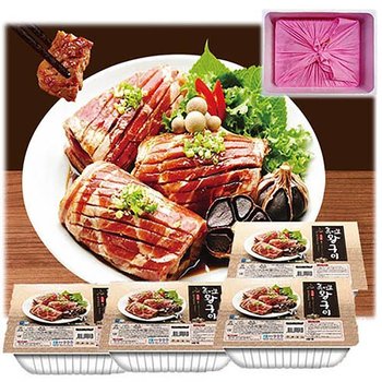 선물세트 IAMD7147 흑마늘 돼지왕구이-1박스(1.4kgx4팩) 16대무뼈갈비