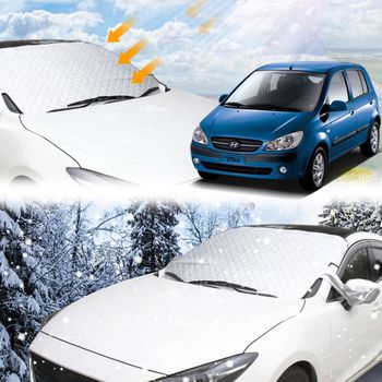 차량용 IIF338D5 햇빛가리개 뉴 클릭 차가림막 앞유리덮개 성에방지커버