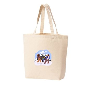 에코백 토트백 설원 등산 산악동호회 등산복 프린트에코백