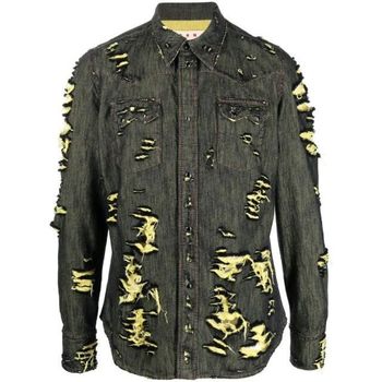 25 FW   디스트레스드 데님 셔츠 CUJU0016Y0USCU36 TP425199094 74314146