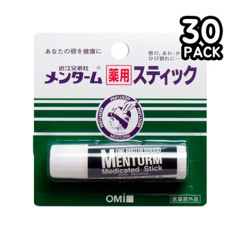 [해외] 일본 Omi Menturm 오미 멘텀 메디컬 립밤 멘솔 4g 30개입